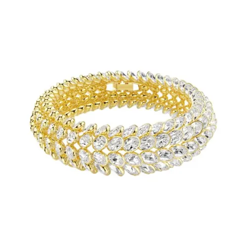 Swarovski Idyllia Кристальные Браслеты Унисекс Золото