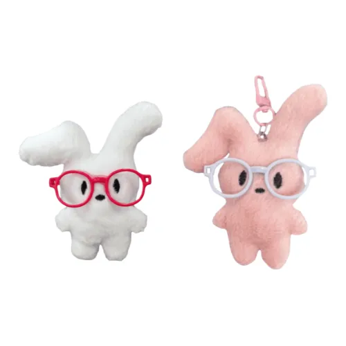 Fluffy Bear Wear Стекло Drop Bunny Plush Подвеска 10 см Высота