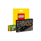 Гонки & Случайный & Стекание Коробка*1 + LEGO Желтая Сумка для покупок (Материал Случайный)