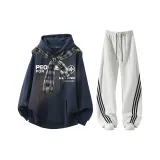 Темно-синий, синий + белый, серый, вереск, штаны