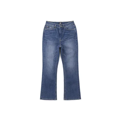 Lee Темно-синий Женские Джинсы