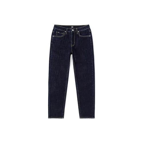 Lee Темно-синий Женские Джинсы