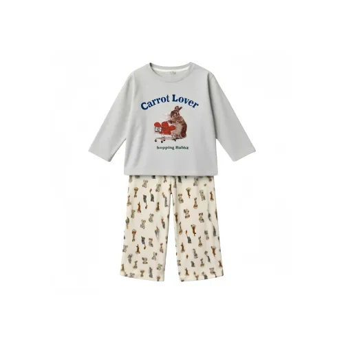 ECONICE Длинный рукав Брюки Стандартные Женские Пижамные комплекты