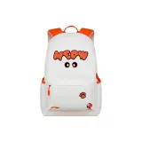 Белый и оранжевый, милый кот с большими глазами