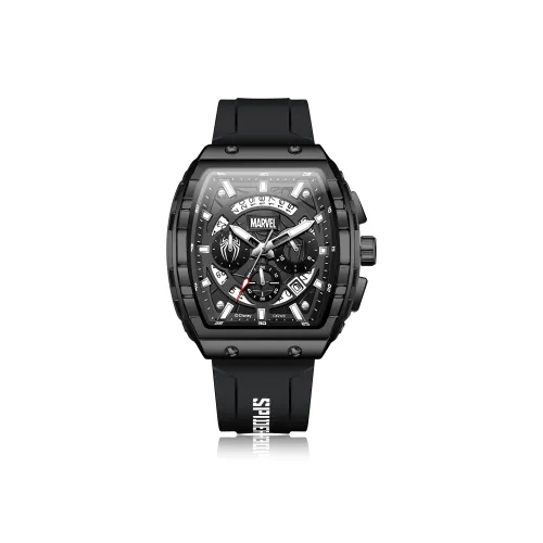 Disney Кварцевый механизм силиконовый ремешок мужские часы черный циферблат