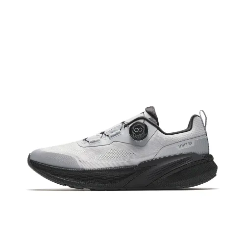 ANTA Сетка Ткань Ручка Пуговица Мужская тренировка Спортивная обувь Мужской Лайм Серый Замковый