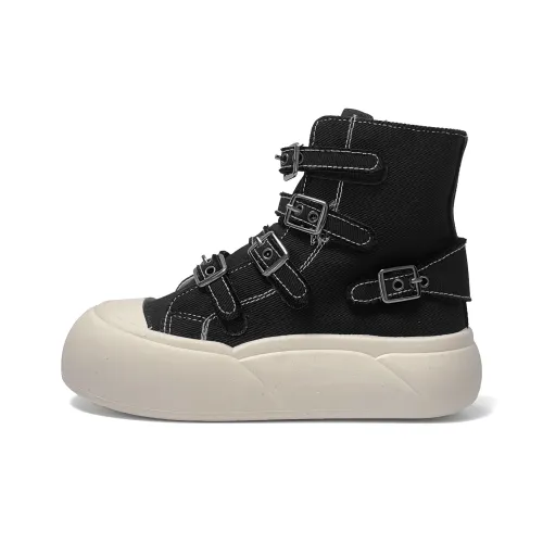 PIPI PURPLE Высокие Кроссовки для скейтбординга Женские