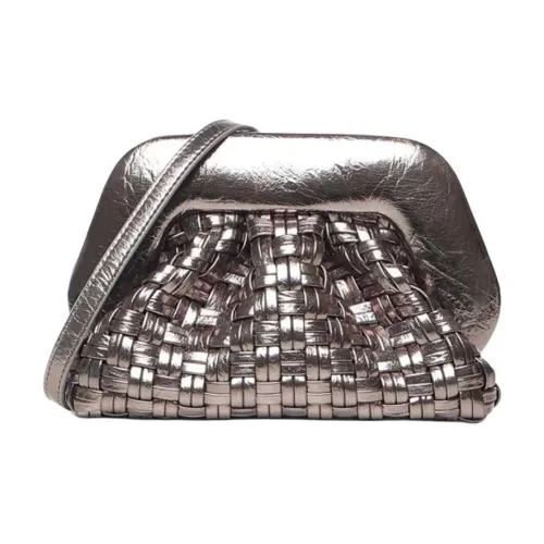 THEMOIRE Полиэстер Плечо Сумка Мини Женская Темно-Серебряная