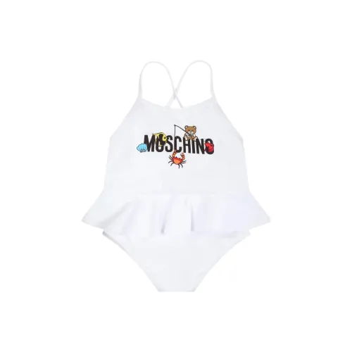 MOSCHINO Детская одежда Fisherman Тедди Лайкра Купальник Белый Малыш
