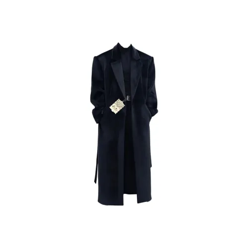 VPDP Черное Унисекс Пальто