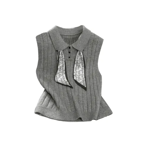 TOUCH Темно-серый Женский жилет