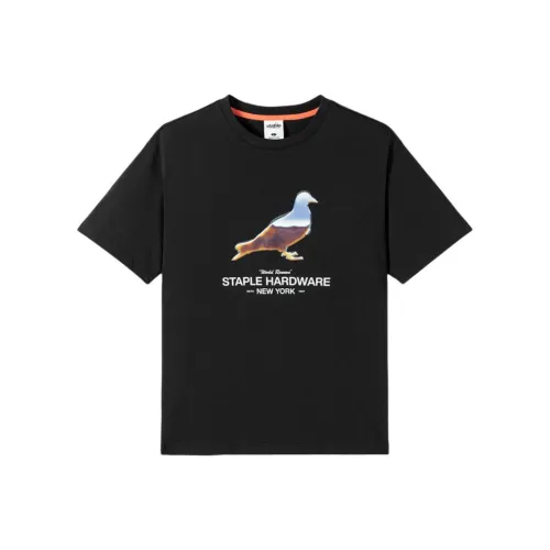 Staple Черные Унисекс Футболки
