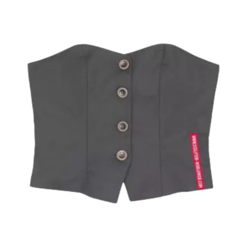 SCULPTOR Черный Женский Топ без бретелек