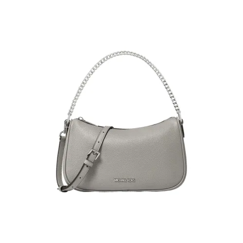 MICHAEL KORS CARMELA Коровья кожа Сумка через плечо Средняя Женская Жемчужно-серый