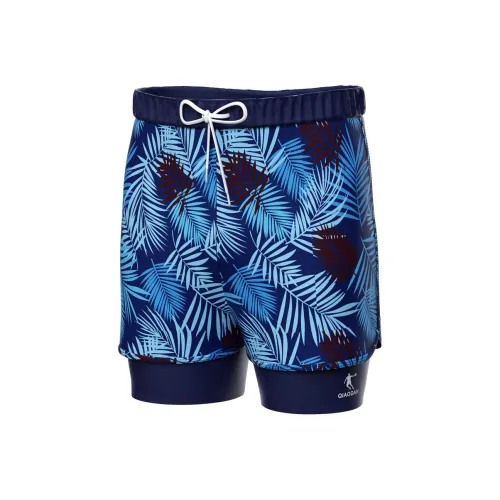QIAODAN Темно-синие мужские плавательные шорты