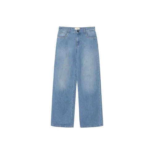 THE ROW Женские джинсы синего цвета