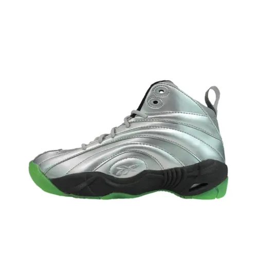 Reebok Shaqnosis Винтажные баскетбольные кроссовки Мужской Серебряный