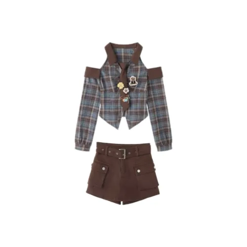 ONE PASS STUDIO Комплект с юбкой Женские