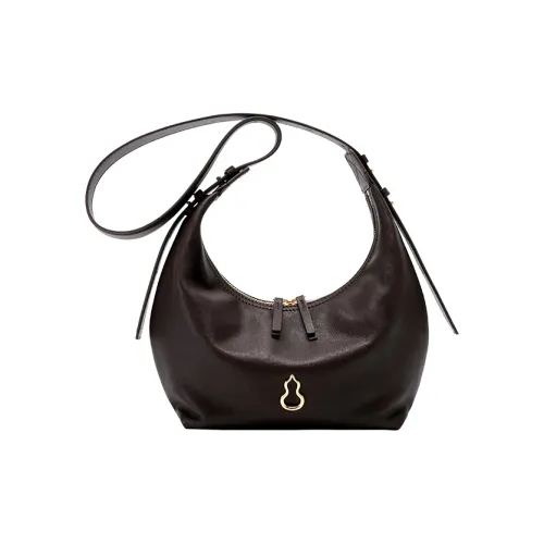 BAMPO Сумка через плечо из натуральной коровьей кожи женская сумка на плечо сандаловый коричневый угольно-черный