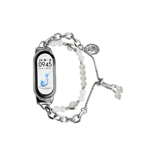 Trendy Wrist Ремень Xiaomi Красный Бежевый Совместимость Металл Бусины Материал