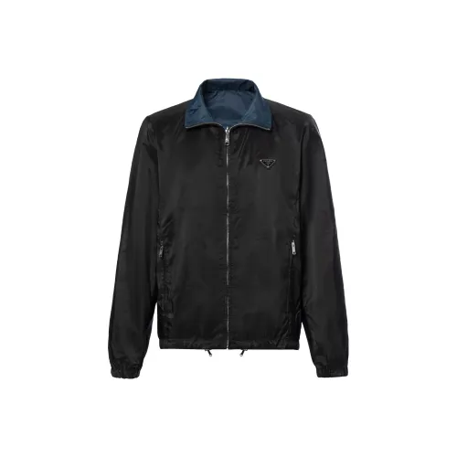 PRADA FW24 Куртки и Пальто Мужской Черный