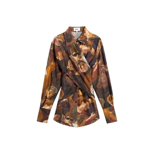 MAYALI Умбра Красный Женские Рубашки