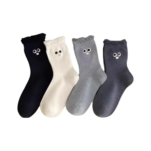 OEING 4 пачки женских носков MID до икры