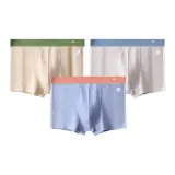 B Комплект-Цветовые блоки Буква Высота талии-Бежевый Желтый+Светло-Серый+Светло-Синий (3 упаковки)