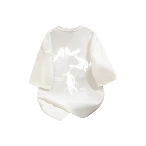 Wooden Rabbit Топ Короткий с короткими рукавами T-рубашки Унисекс