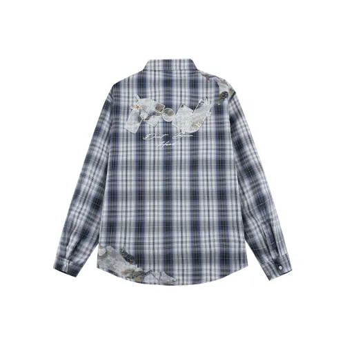 DNBH Темно-синий Унисекс Рубашки