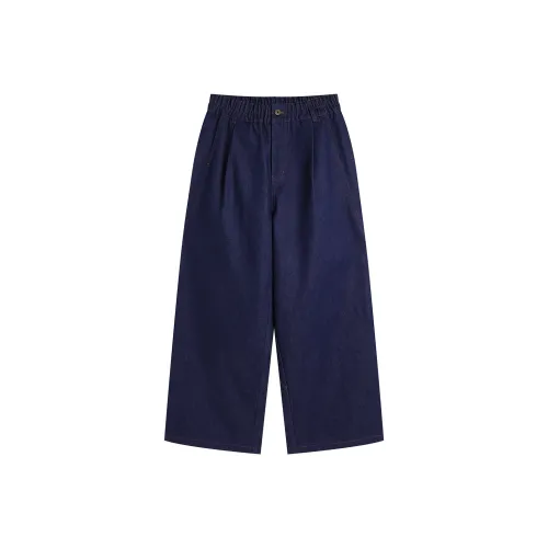 PUBLIC RADIO Темно-синий Унисекс Джинсы