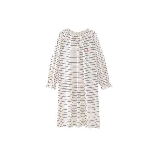 QINJING Серый Женские Ночные сорочки