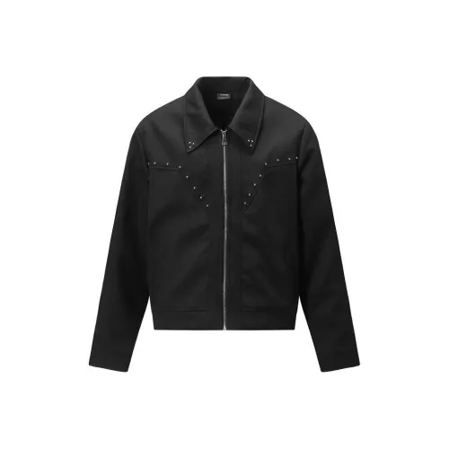 Wooden Rabbit Dapper Уличная одежда Топ Премиум Рабочий стиль Куртки ZIP UP Мужской