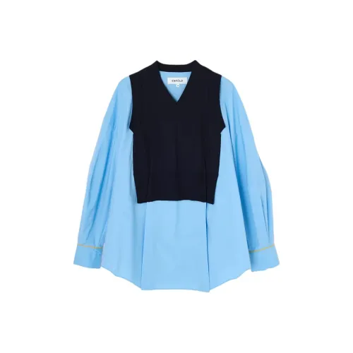 ENFÖLD Blue Women's Shirts ENFÖLD Синий Женские Рубашки