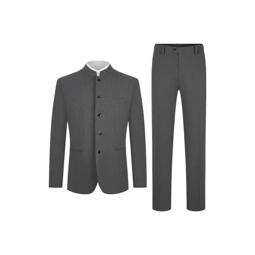 SEVEN Светло-серый Мужской Деловой костюм