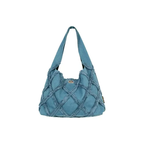 ELF SACK Холст Сумка через плечо Средняя Женская Джинсовый синий