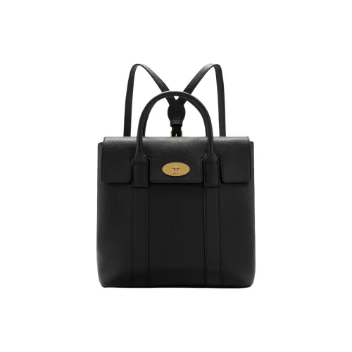 Mulberry Рюкзак из коровьей кожи средний женский черный