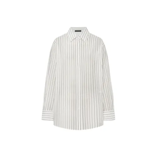 MO&CO Белые и черные полоски Женские Рубашки