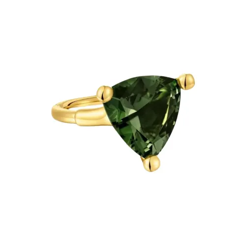 TAOSIXIONG 18K Серебряное Покрытие Кольца Женские Золото