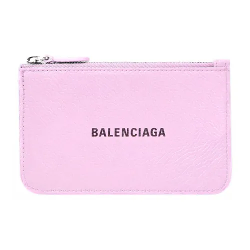 Balenciaga Кошелек из коровьей кожи мини женский светло-фиолетовый