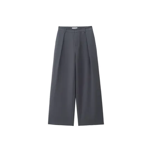 Giordano 62 Темно-серый Женские Повседневные Брюки