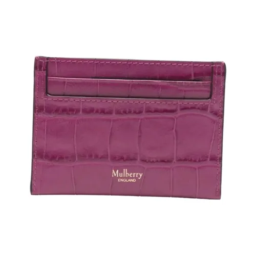 Mulberry Телячья кожа Держатель для карт Женский Пастельно-розовый