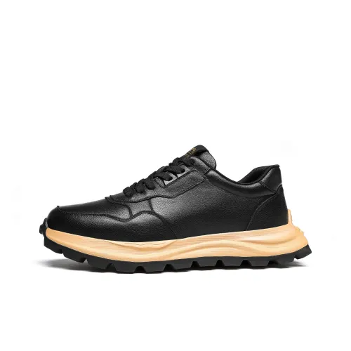 MILLIE'S Устойчивый к истиранию Низкий Топ Повседневная обувь Мужская Черная