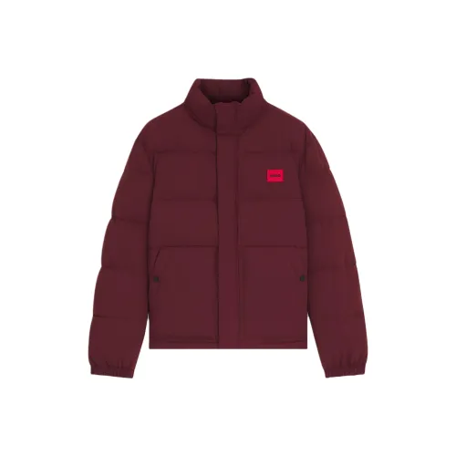 Hugo Boss Хлопковый пуховик стандартный крой мужской