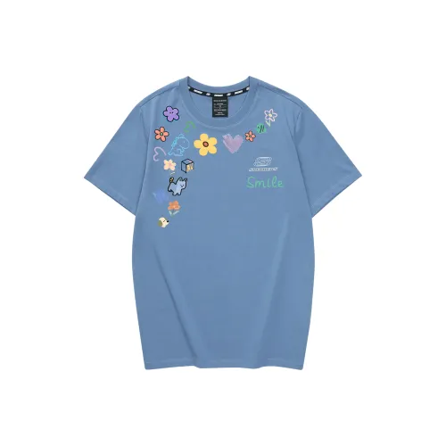 Skechers Синий Унисекс T-рубашки