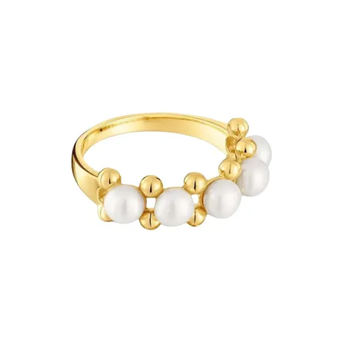 TAOSIXIONG 18K Серебряное Покрытие Кольца Женские Золото