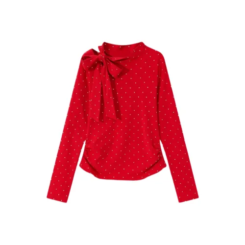 BOVCKEI Красный Женские T-рубашки