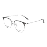 Прозрачный Серый | Серебряный-C22 Только Оправа