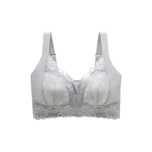 QIANLINGMEI Передняя часть Zippers Минимизация бюста Бюстгальтер Женский