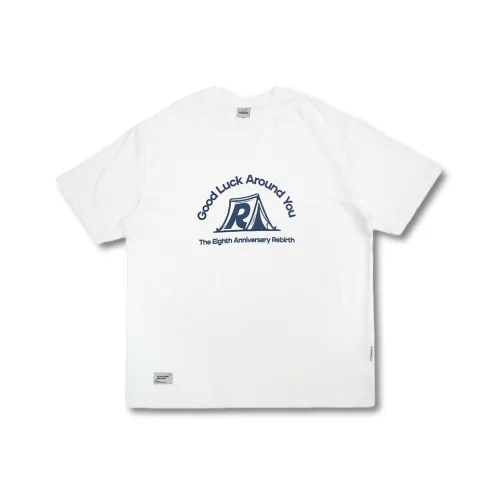 REBIRTHRABBIT Белый Мужская T-Рубашка